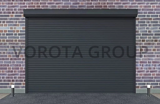 Гаражные ворота Алютех темно-серые 3000x2250